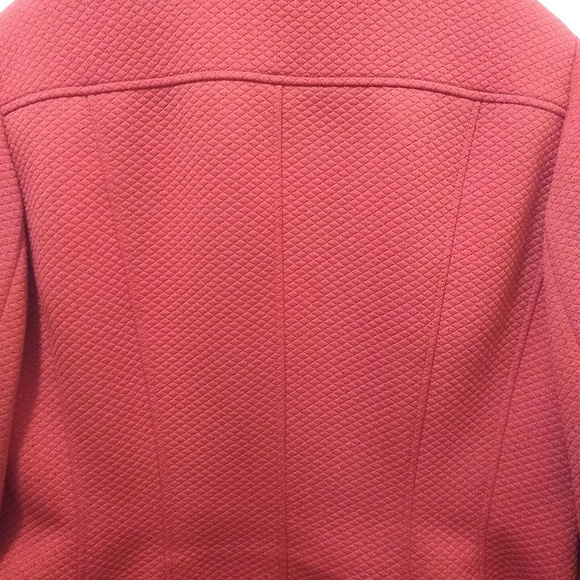 Talbots zip-front dark red jacket - Picture 2 of 5